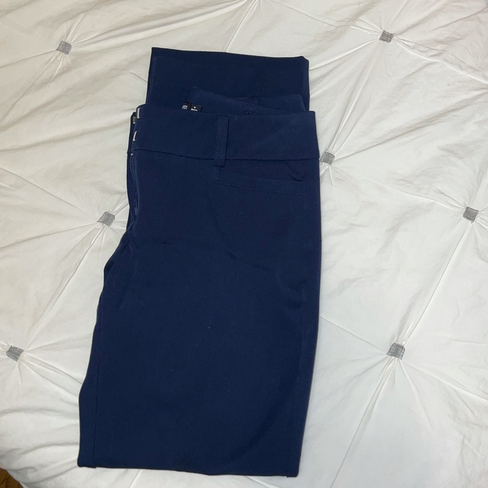 New York & Company petite navy blue dress pant since 4